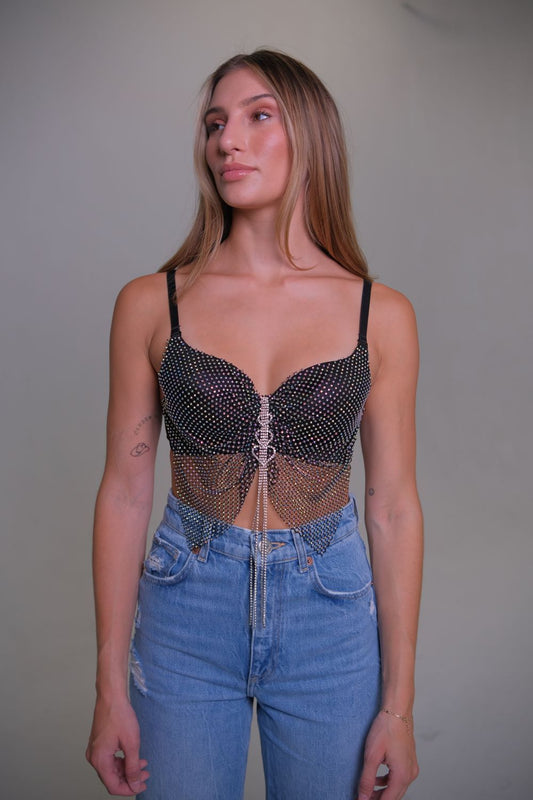 Clover Bustier Top